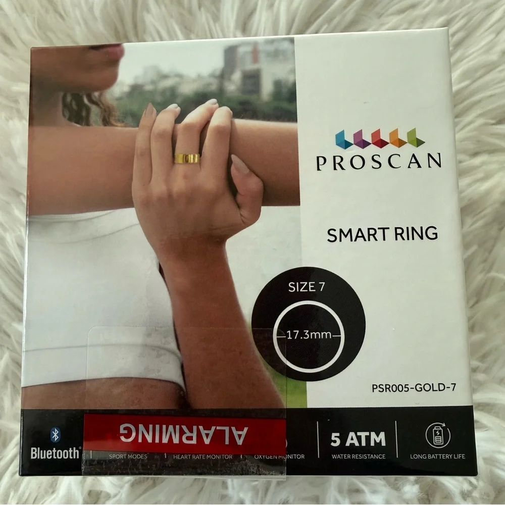 Proscan Gold Smart Ring - Picture 1 of 3